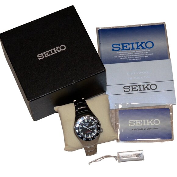 NEW Seiko 5 40th Anniversary RARE 44mm Stainless Steel SKZ201K Watch! 7S36-00S0! - Picture 12 of 12